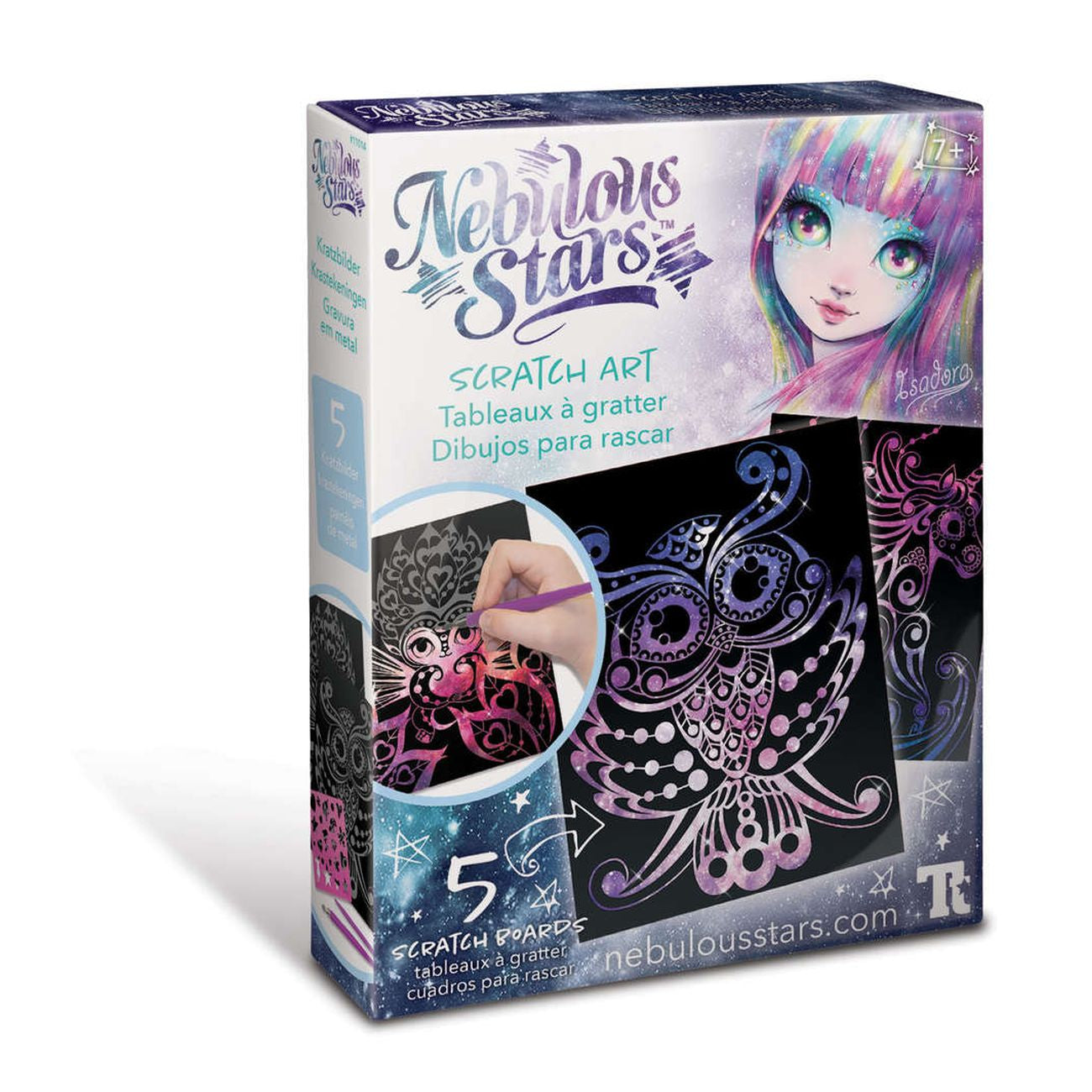 Nebulous Stars Scratch Art Isadora – Toyworld Australia