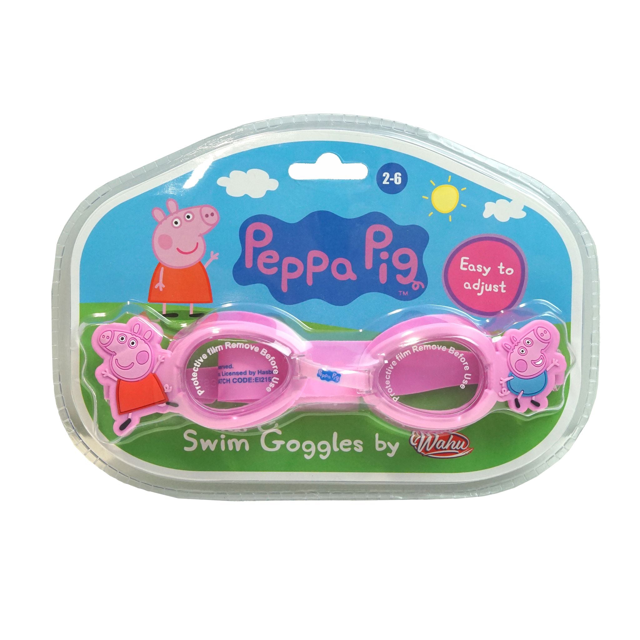 Wahu Swim Goggles - Peppa Pig - Toyworld Australia