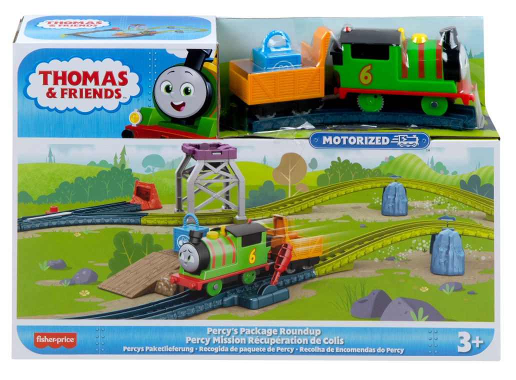 Fisher-Price Thomas & Friends Motorized Track Set Percy's Package Roundup - Toyworld Australia