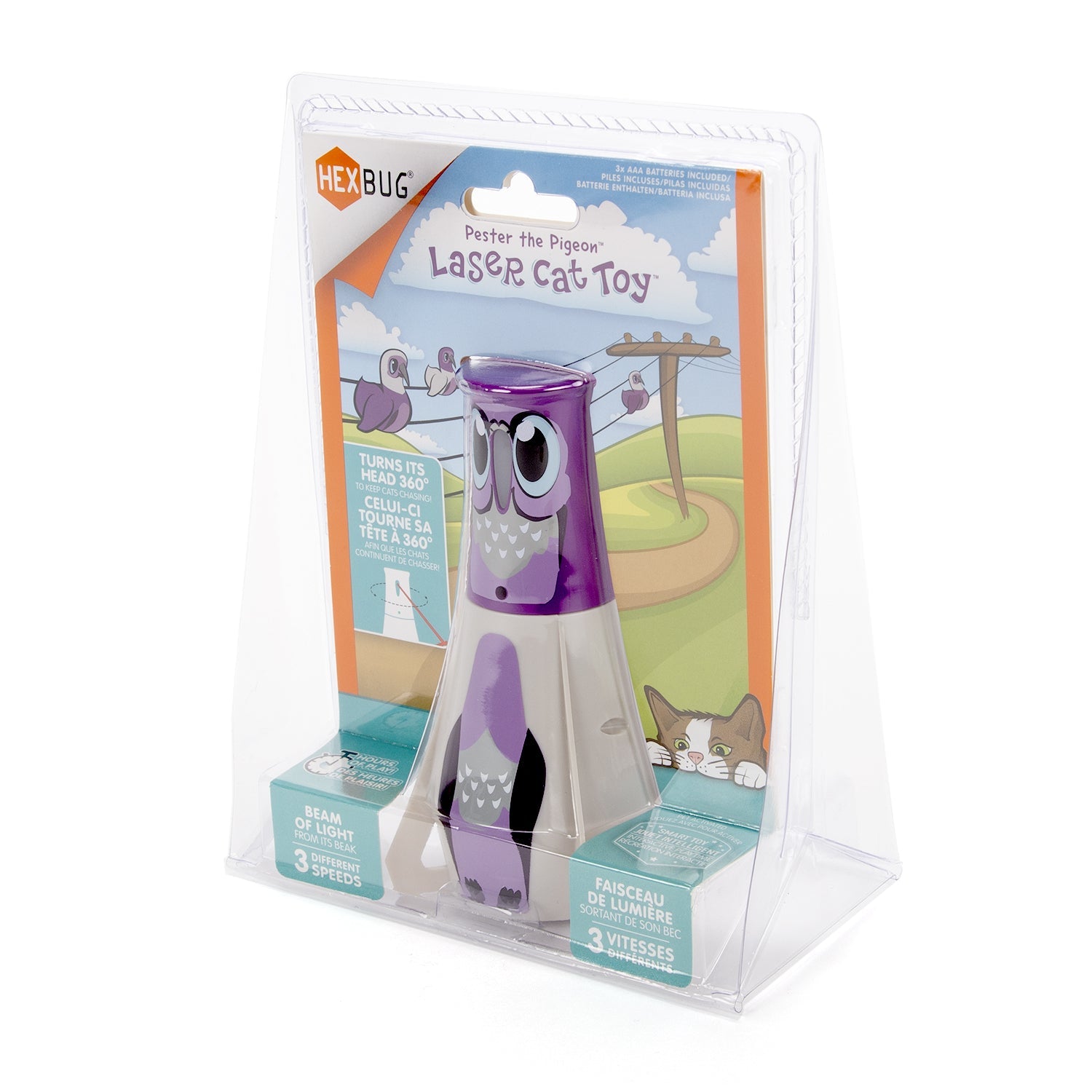 HEXBUG Pester The Pigeon Cat Toy