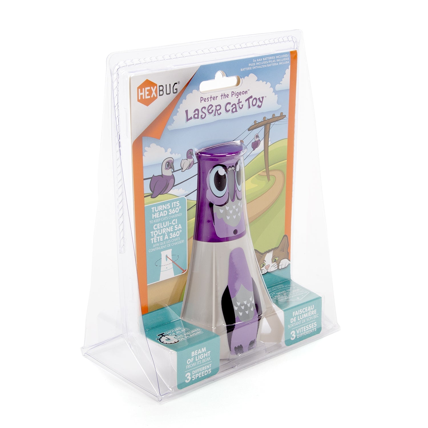 HEXBUG Pester The Pigeon Cat Toy