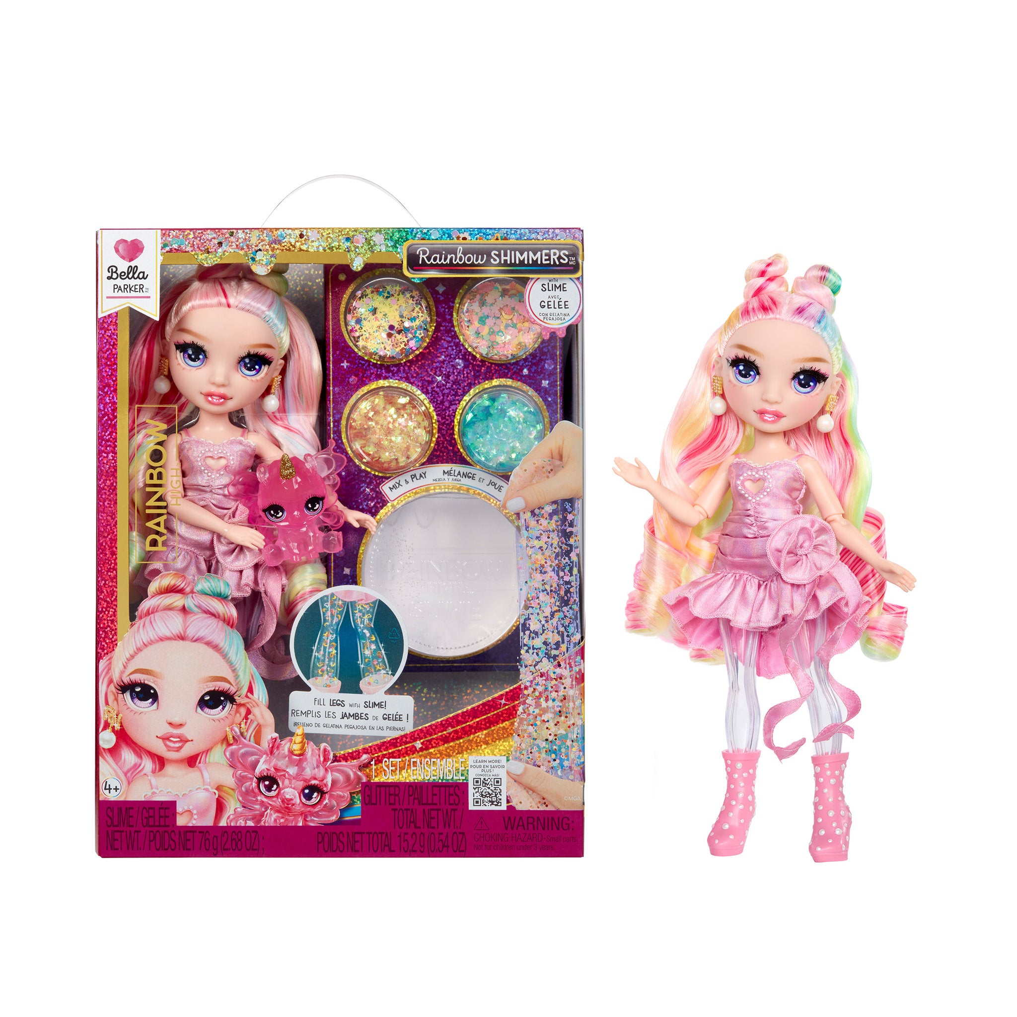 Rainbow High Rainbow Shimmers with Slime Doll - Bella