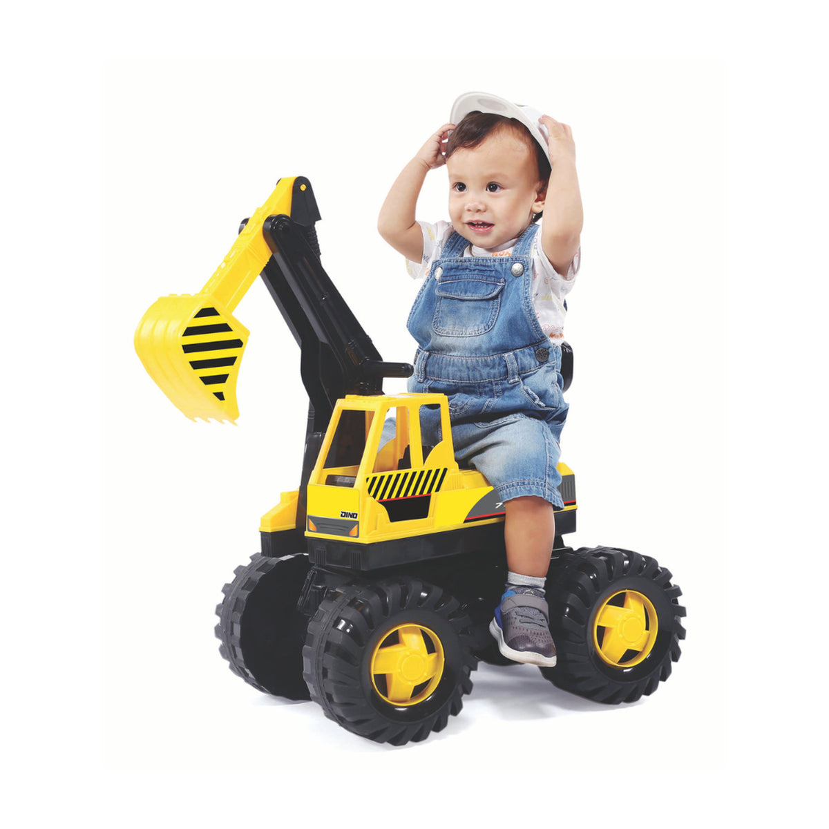 Volta Kick A Long Construction Digger Push Scooter
