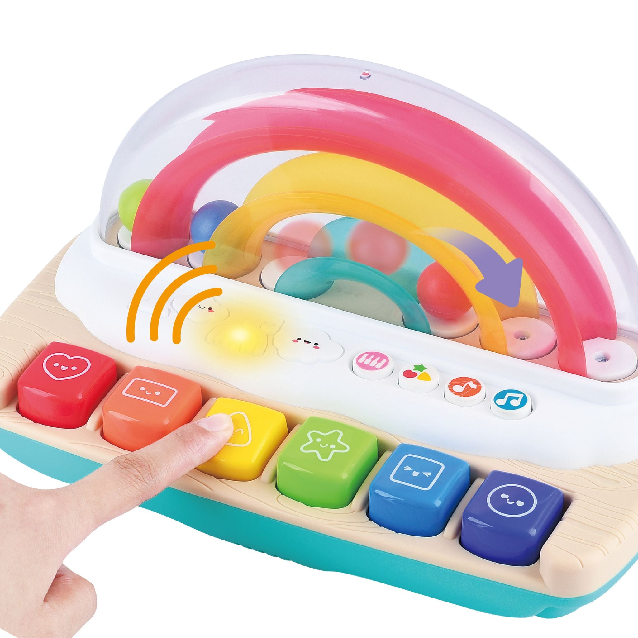 Playgo Toys My Upbeat Rainbow Keyboard