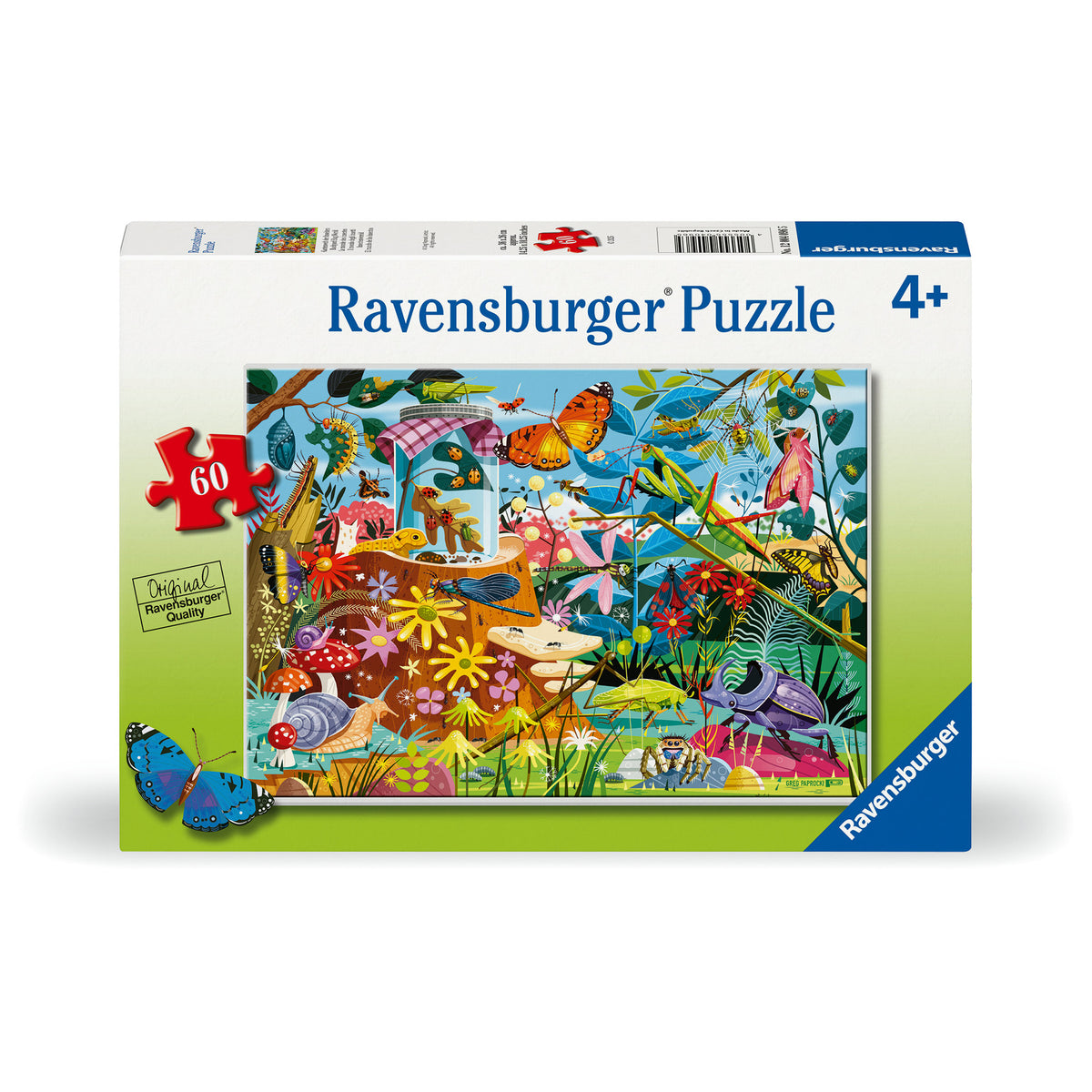 Ravensburger Puzzle Backyard Bug World 60 Piece