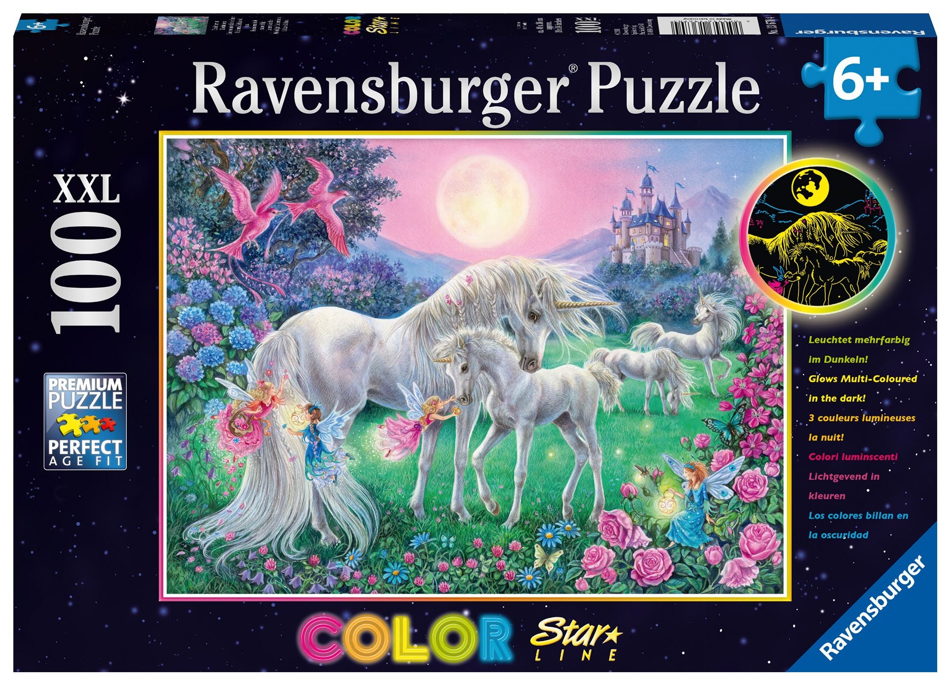 Ravensburger Unicorns In The Moonlight 200 XXL