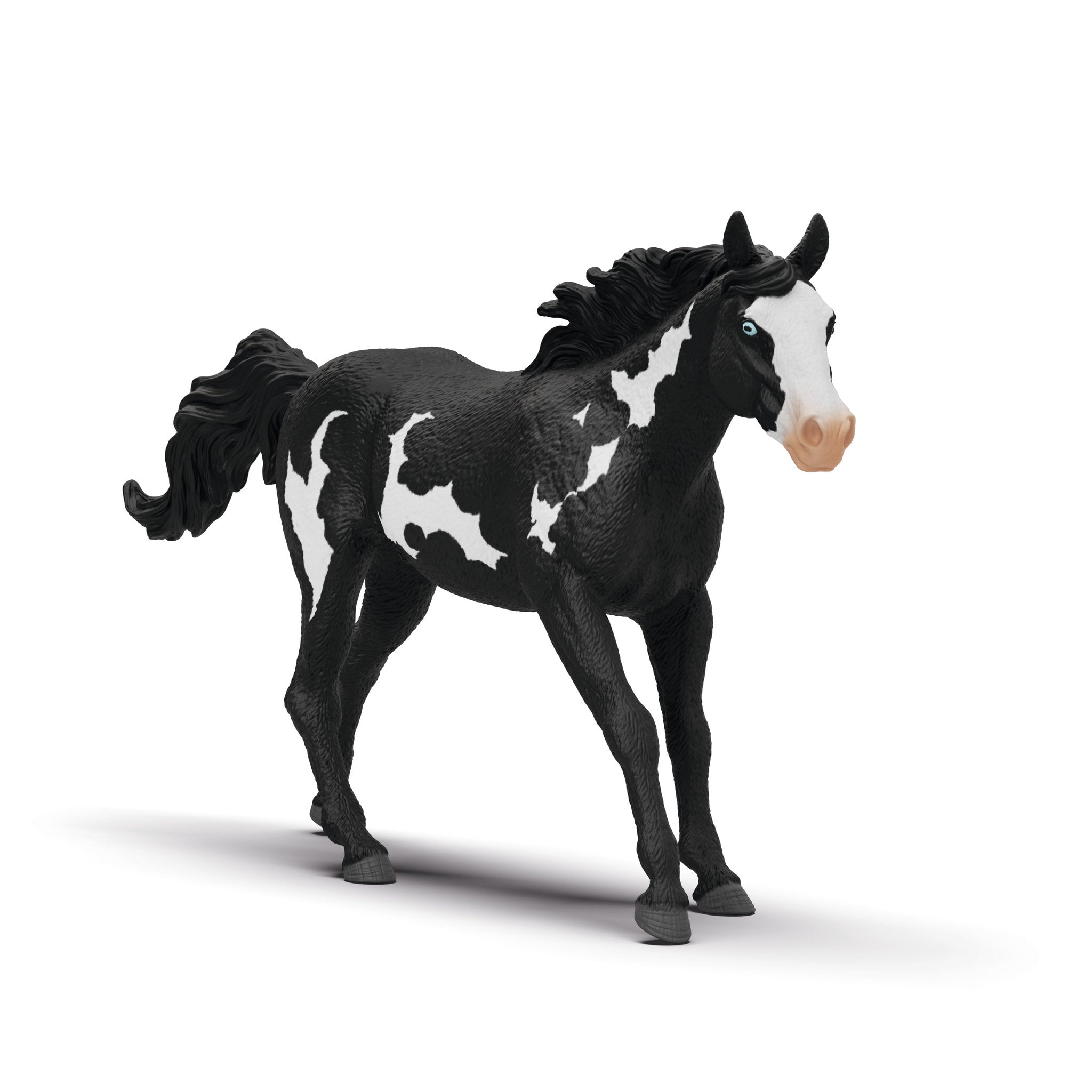Schleich Paint Horse Gelding - Black and White