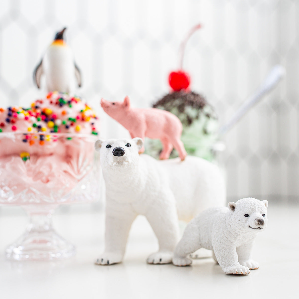 Schleich Polar Bear Cub Walking - Toyworld Australia