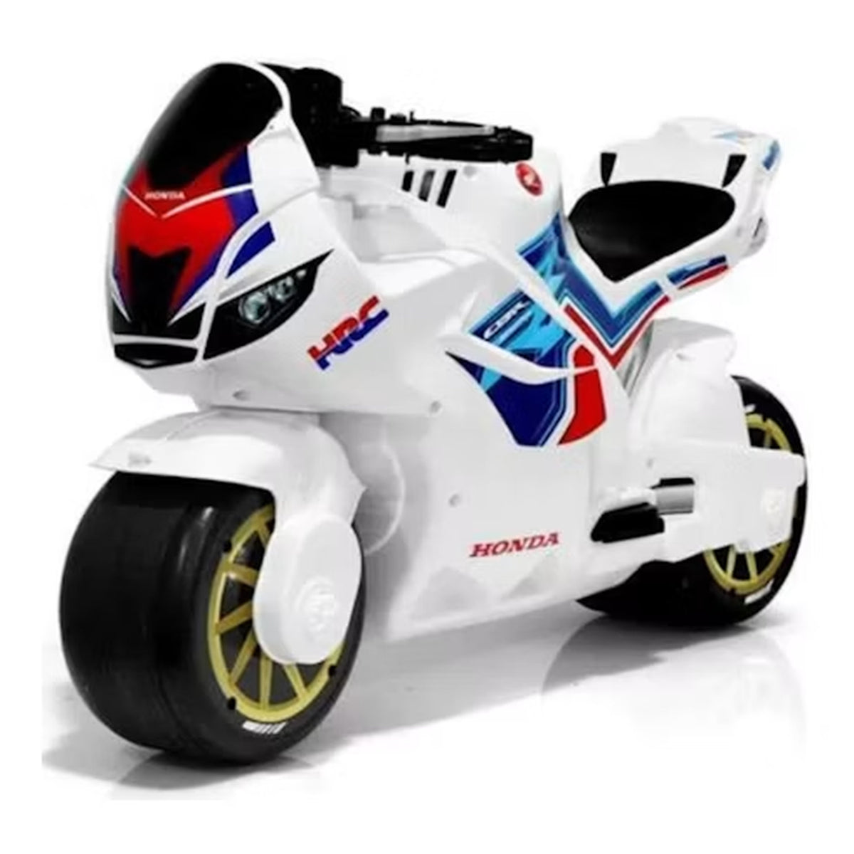 Volta Honda A Long Push/Kick Ride On - White