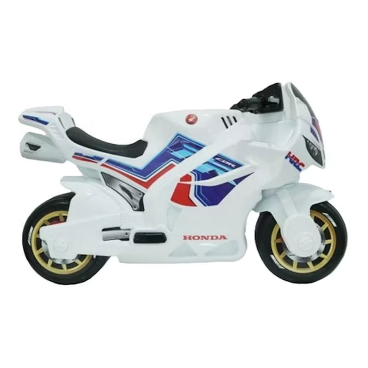 Volta Honda A Long Push/Kick Ride On - White