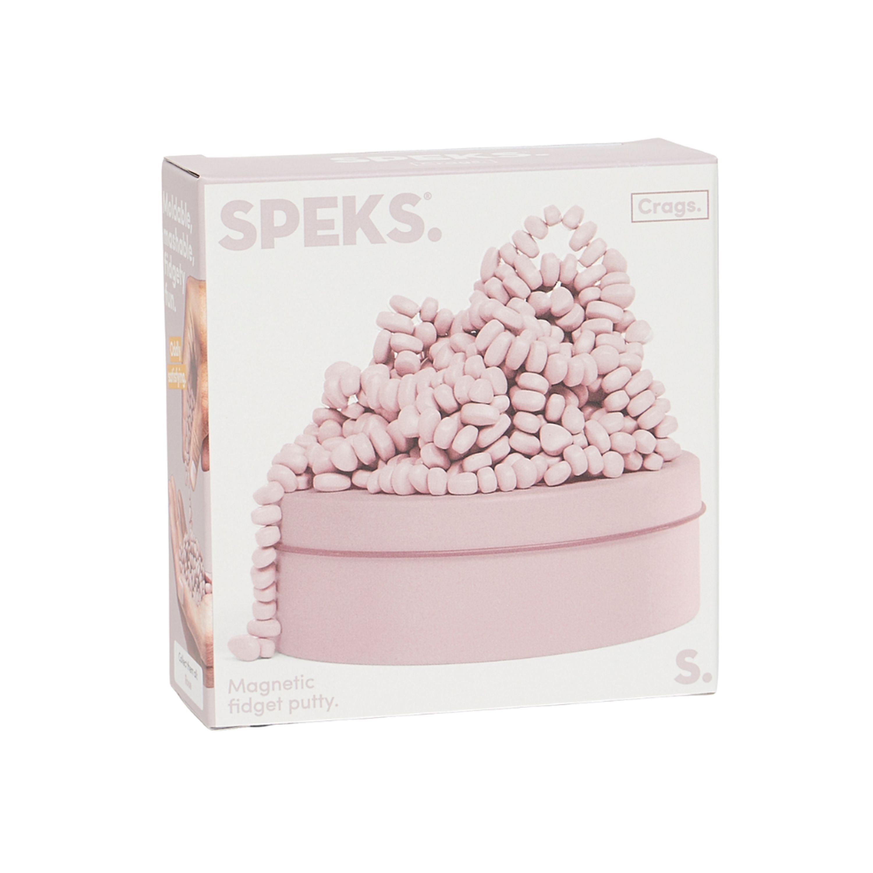 Speks Crags Fidget Magnets Rose