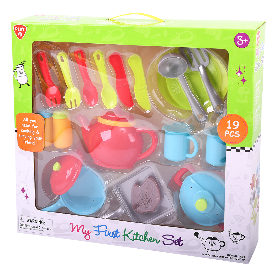 Playgo Toys My First Kitchen Set 19 Piece