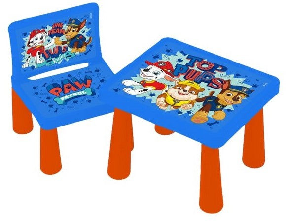 PAW PATROL KIDS PLASTIC TABLE SET