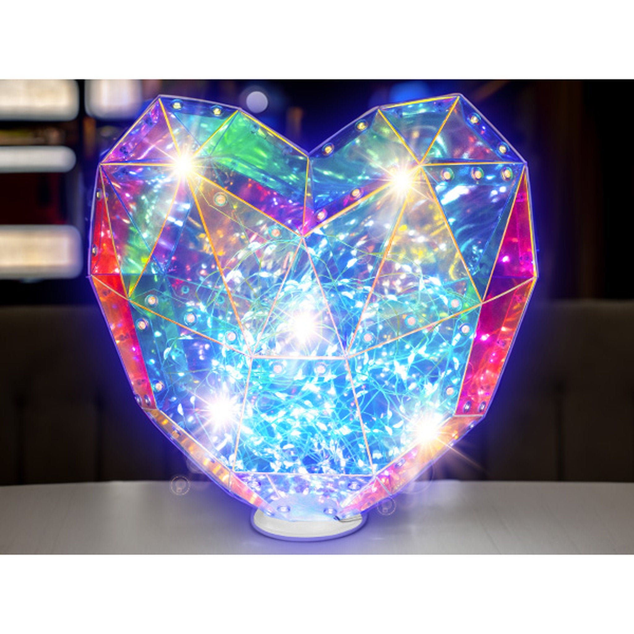 Prismic Table Top Heart Lantern 3D Puzzle