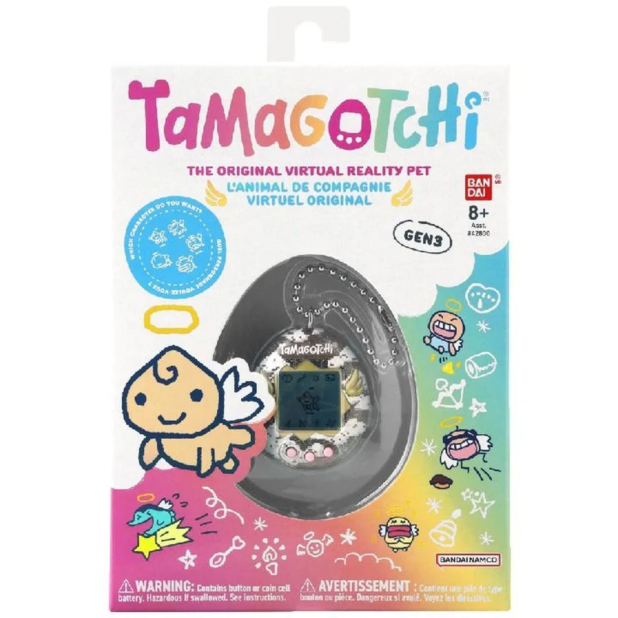 Tamagotchi Original Virtual Reality Pet - Lovely Angel - Toyworld Australia