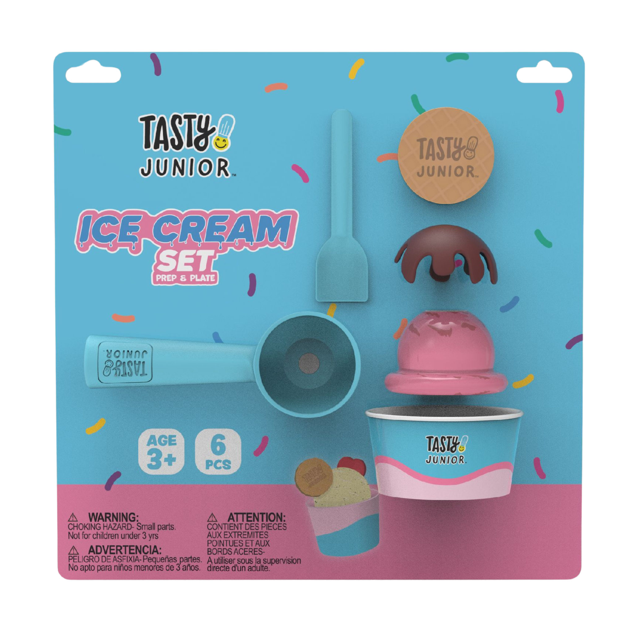 Tasty Junior Prep N Plate Ice Cream 6 Piece Set