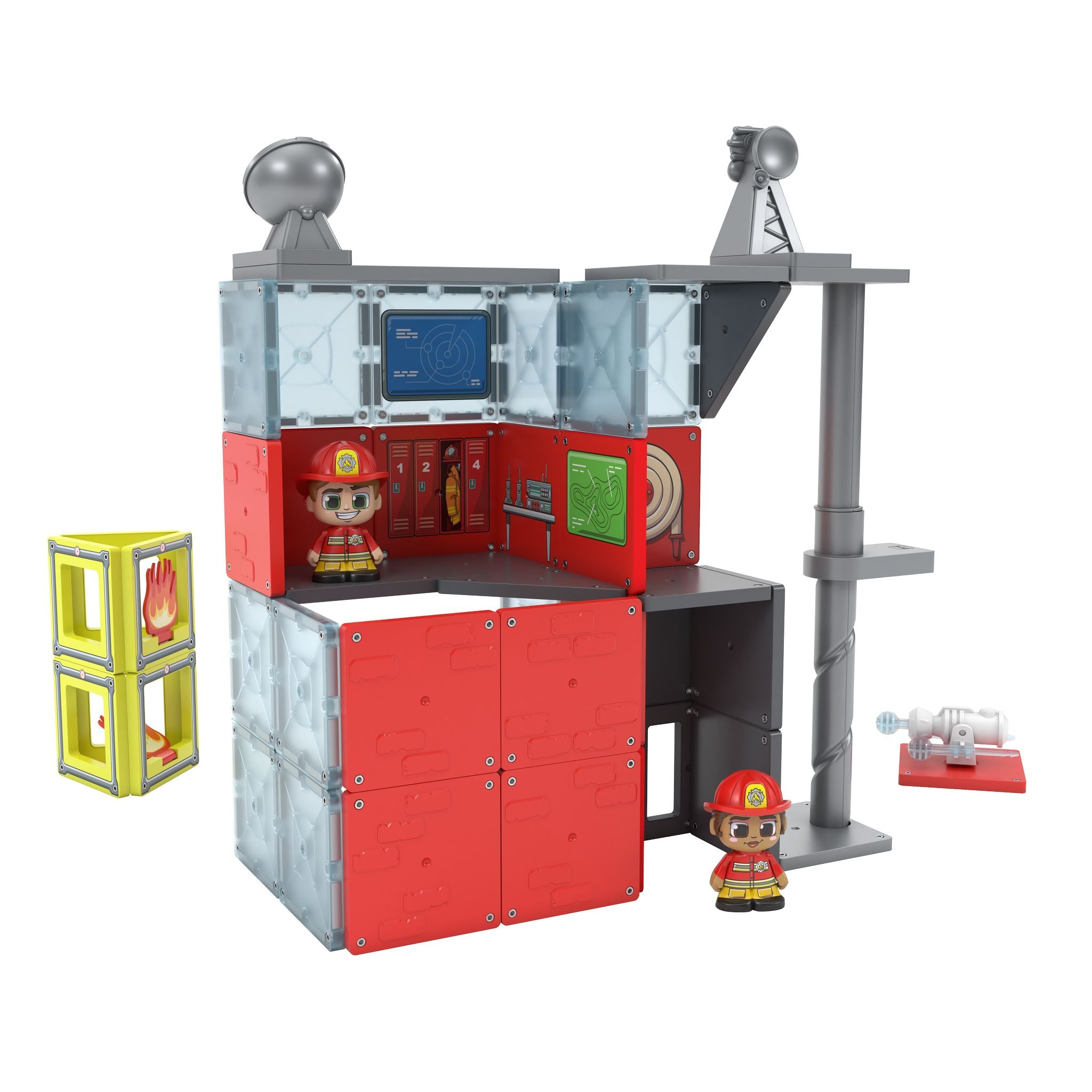 Tile Town Fire Station 46 Piece Tile Set