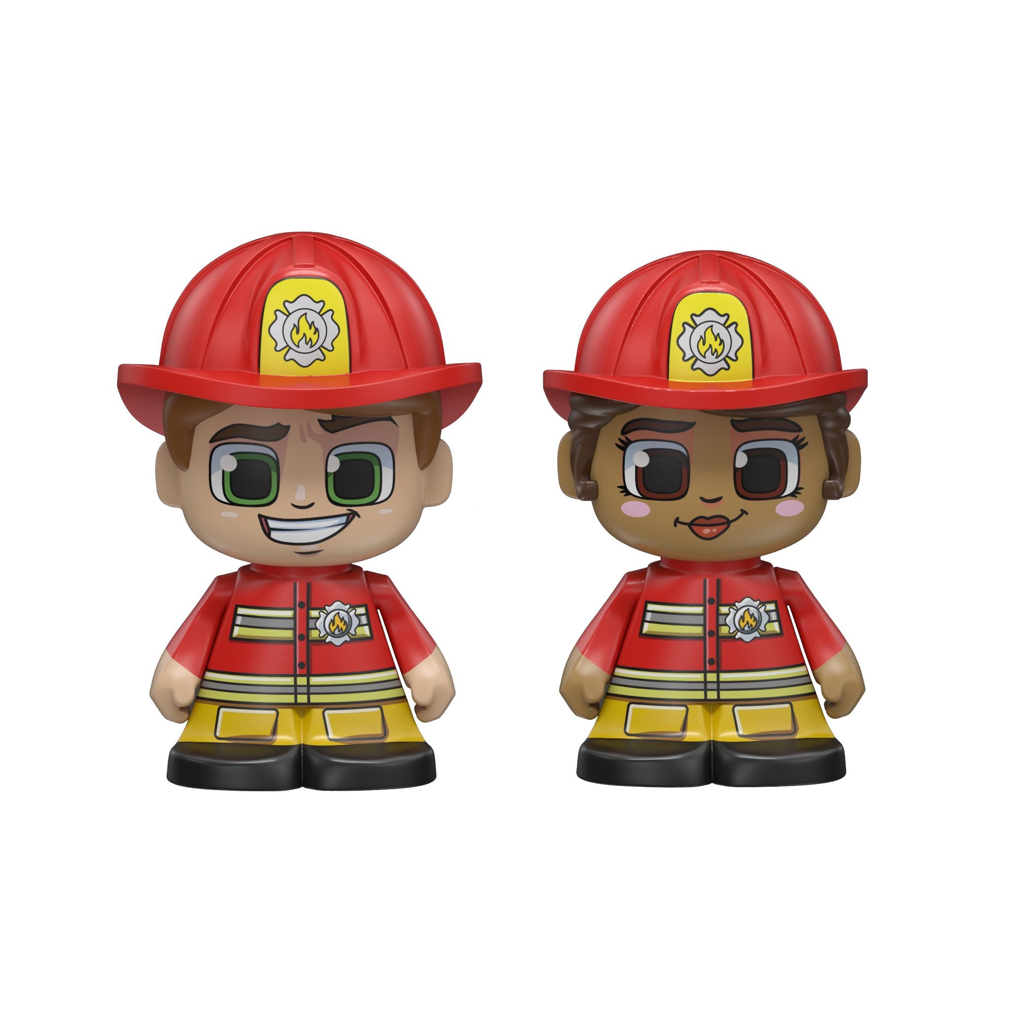 Tile Town Fire Station 46 Piece Tile Set