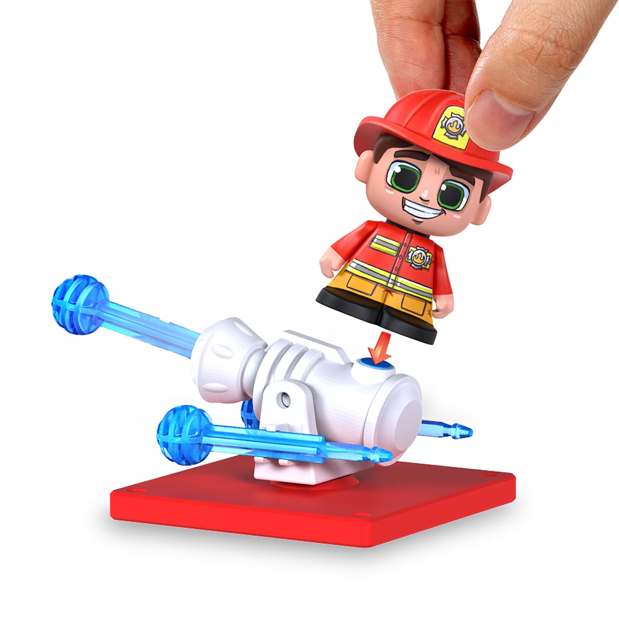 Tile Town Fire Station 46 Piece Tile Set