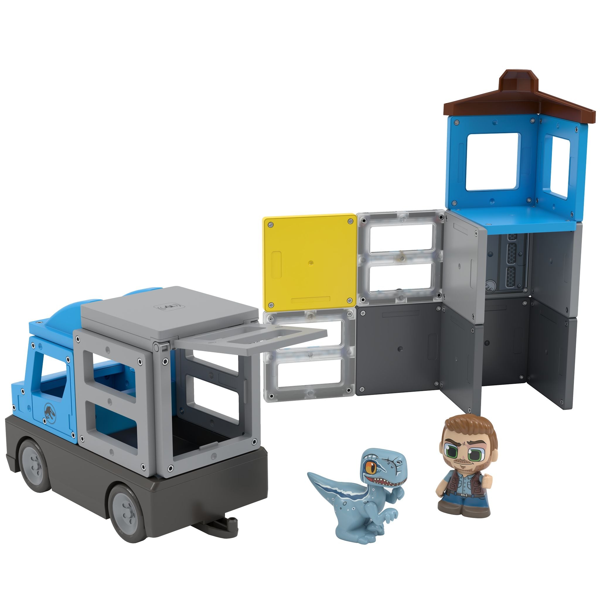 Tile Town Jurassic World Dino Rescue 22 Piece Tile Set