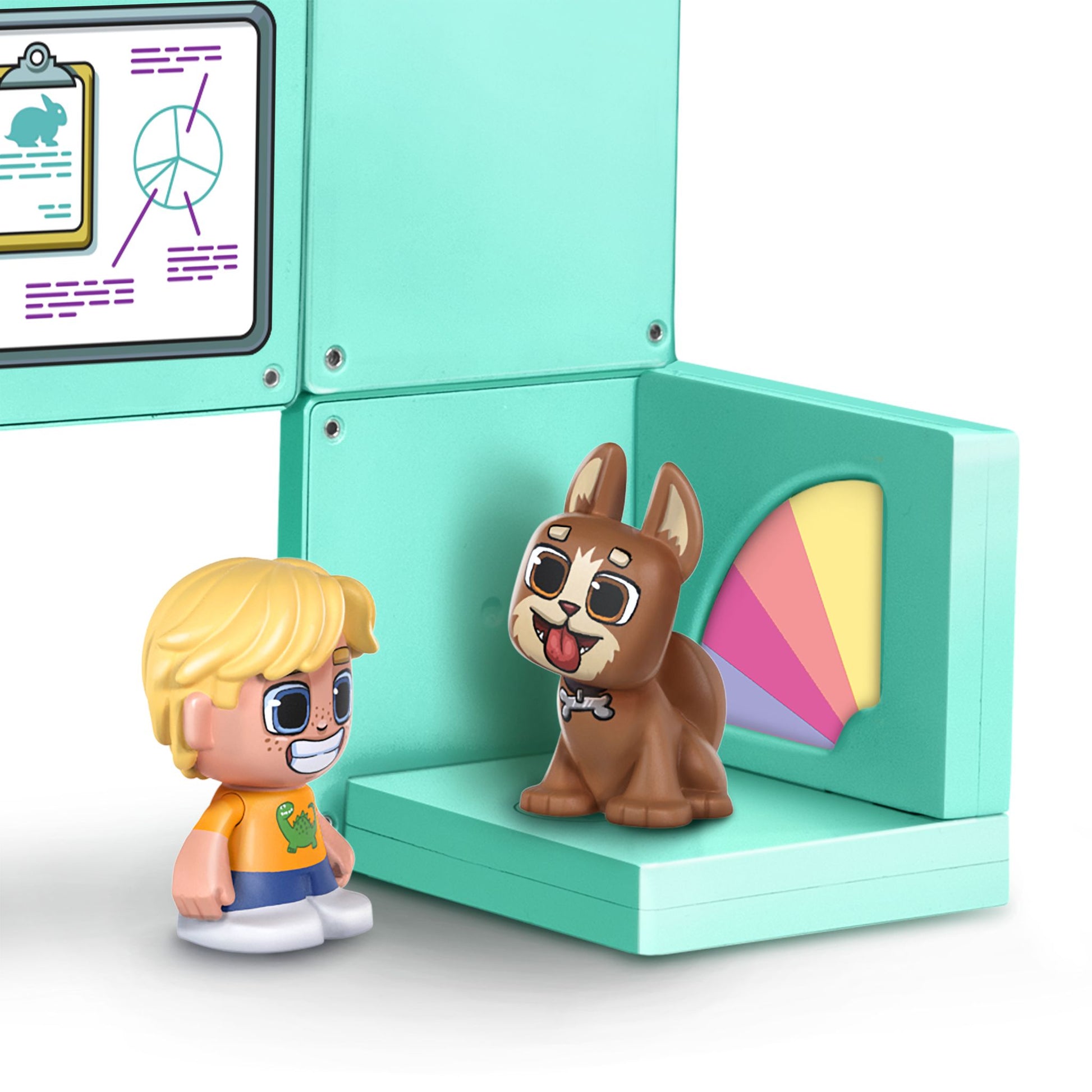 Tile Town Pet Rescue Clinic and Rescue 44 Piece Tile Set - Toyworld Australia