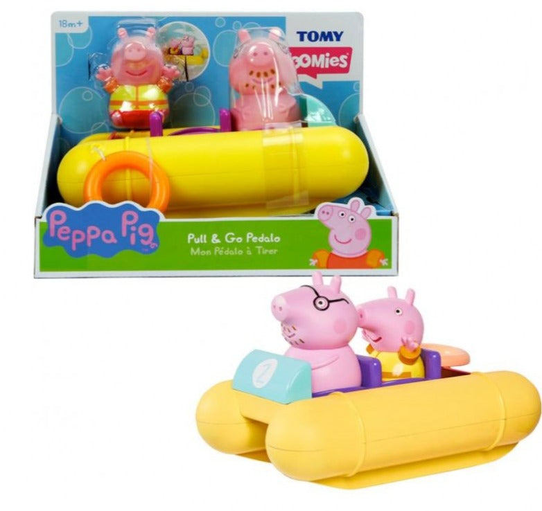 TOMY Peppa Pig Pull And Go Pedalo