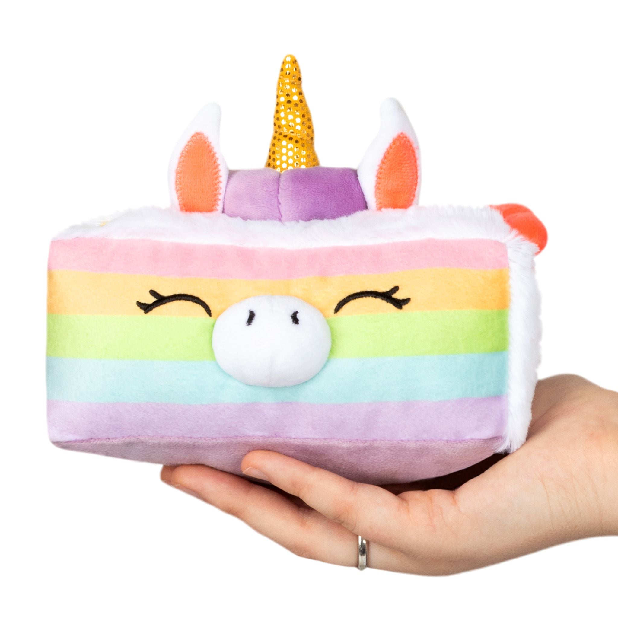 Squishables Snacker Unicorn Cake Plush