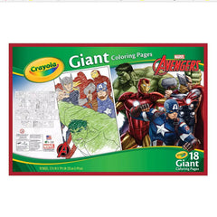 CRAYOLA GIANT COLORING PAGES MARVEL AVENGERS