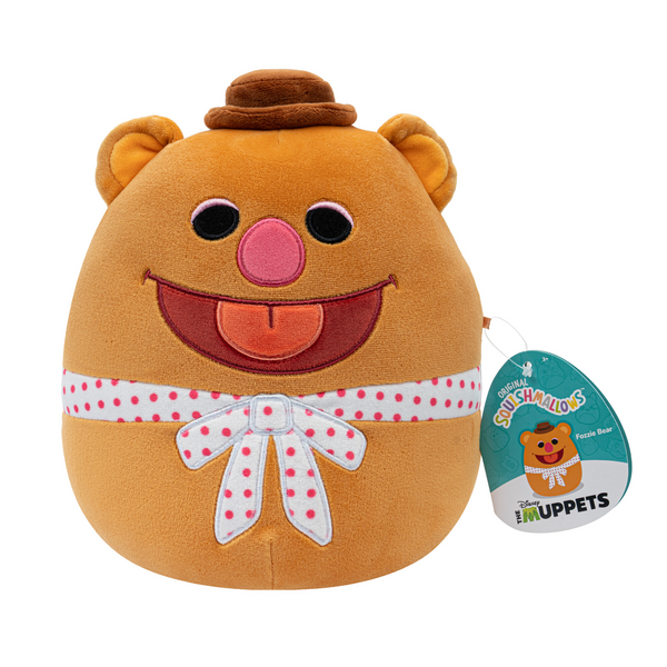 Squishmallows 8 Inch Series 20 Muppets Fozzie Bear