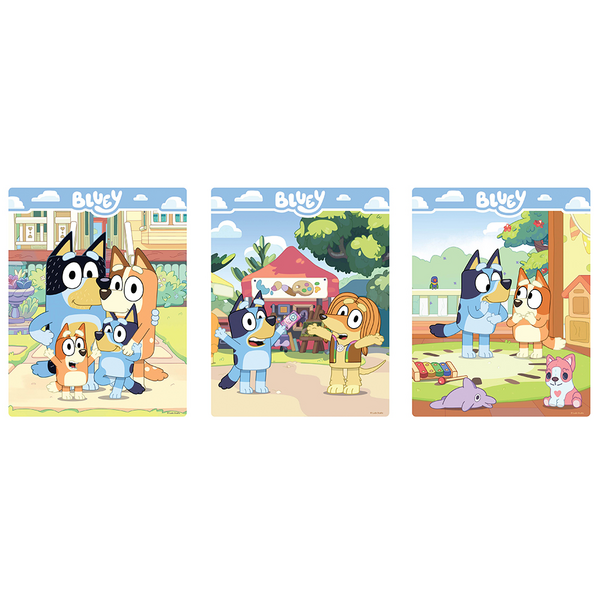Bluey Preschool Puzzles 3 Pack