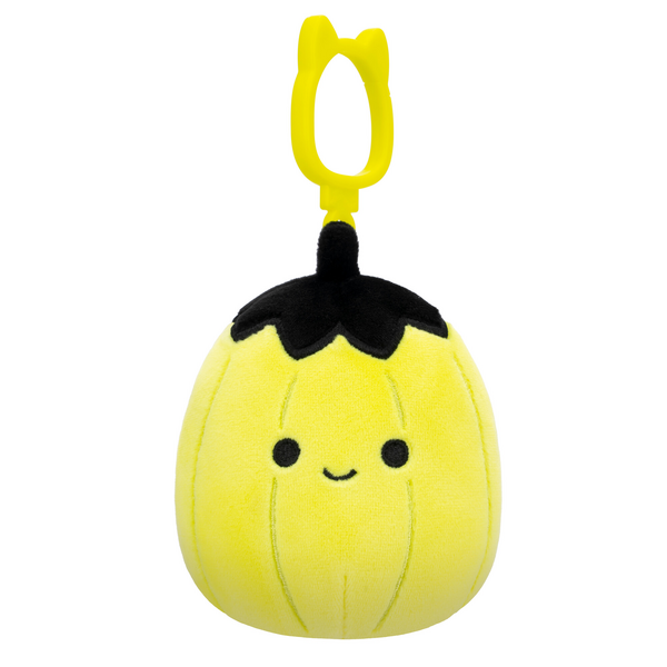 Squishmallows Season Halloween 3.5 Inch Plush Clip-On Lime Pumpkin With Black Top - 1
