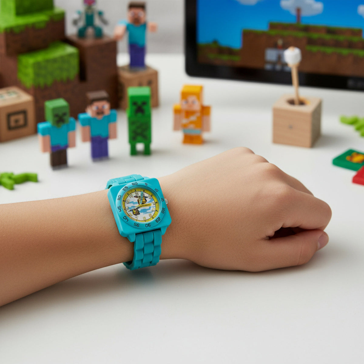 You Monkey Time Teacher Watch - Minecraft Bee