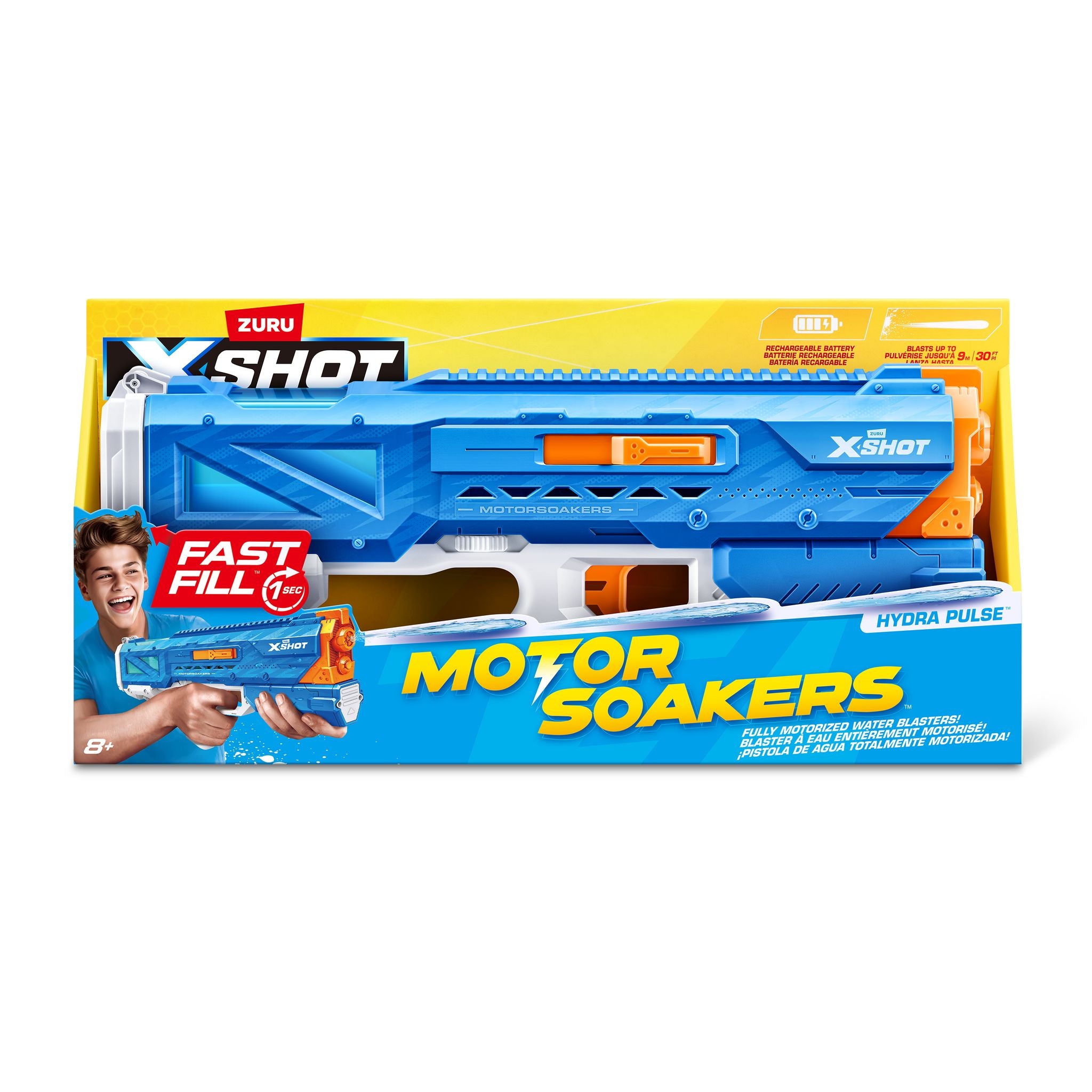 ZURU X Shot Fast Fill Motor Soakers Hydra Pulse Water Blast