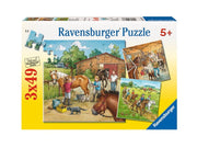 Ravensburger A Day With Horses Puzzle 3X49 Piece