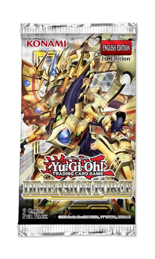 YU GI OH DIMENSION FORCE BOOSTER PACK