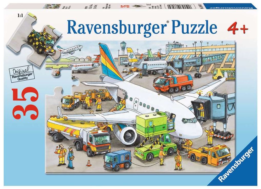 RAVENSBURGER BUSY AIRPORT PUZZLE 35 PIECE