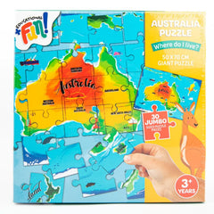 WHERE DO I LIVE? AUSTRALIA PUZZLE 30 JUMBO PIECE