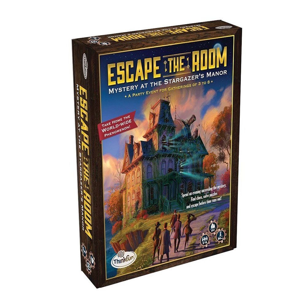 THINKFUN ESCAPE THE ROOM: MYSTERY AT THE STARGAZER'S MANOR GAME