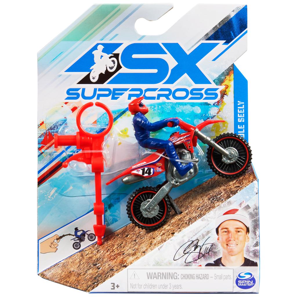 SX SUPERCROSS 1:24 DIE CAST MOTORCYCLE - COLE SEELY