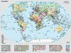 RAVENSBURGER POLITICAL WORLD MAP PUZZLE 1000 PIECE
