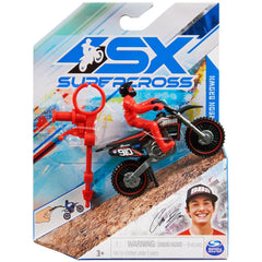 SX SUPERCROSS 1:24 DIE CAST MOTORCYCLE - CARSON BROWN