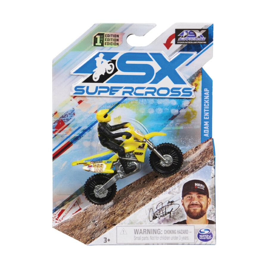SX SUPERCROSS 1:24 DIE CAST MOTORCYCLE - ADAM ENTICKNAP
