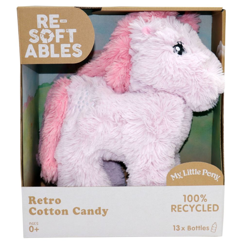 RESOFTABLES MY LITTLE PONY 12 INCH COTTON CANDY PLUSH