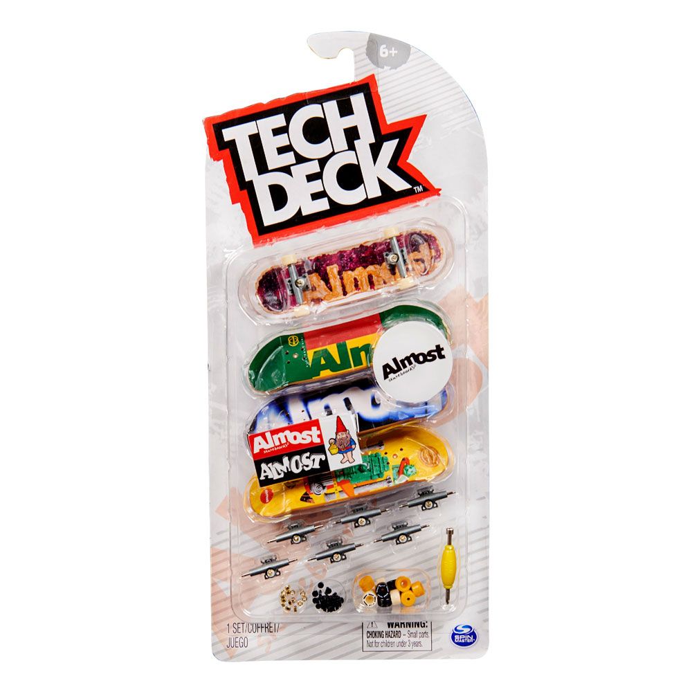 TECH DECK ULTRA DLX FINGERBOARD 4 PACK - ALMOST