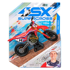 SX SUPERCROSS 1:10 DIE CAST COLLECTOR MOTORCYCLE - COLE SEELY