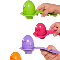 TOMY HIDE AND SQUEAK EGG AND SPOON SET