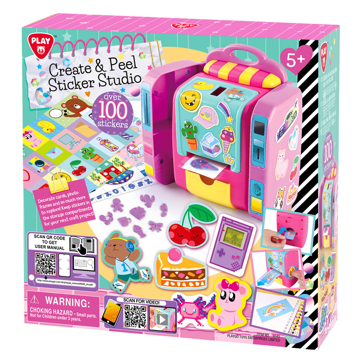 Playgo Toys Create And Peel Sticker Studio - Toyworld Australia