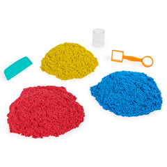 KINETIC SAND 2.7KG X 3 COLOUR BUCKET WITH TOOLS
