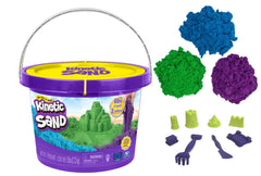 KINETIC SAND 2.7KG X 3 COLOUR BUCKET WITH TOOLS