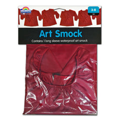 ART SMOCK DARK RED